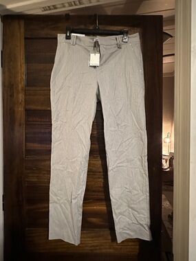 Calvin Klein Men's Light Gray Dress Trousers